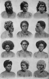 چهره‌هایی از بومیان استرالیا