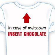 Chocolate. Make mine Xocai and there's no meltdown. :-)