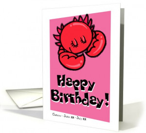 Cancer Zodiac Sign Birthday