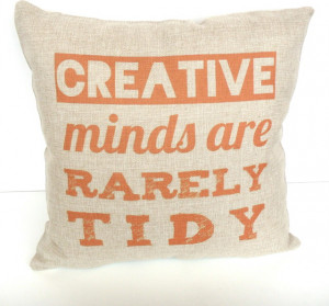 Creative Minds Quote Cushion contemporary-decorative-pillows