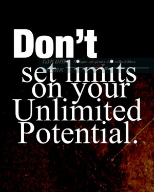 ... Set Limits On Your Unlimited Potential Quote by TakumiPark, $13.88