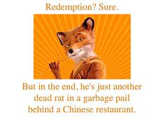 Fox Pontificating Rat Quote And Still Shot From The Movie