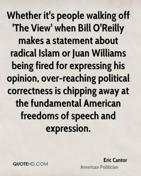 people walking off 'The View' when Bill O'Reilly makes a statement ...