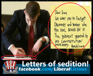 Acerbic Politics: Posters regarding the Republican Senators' letter to ...