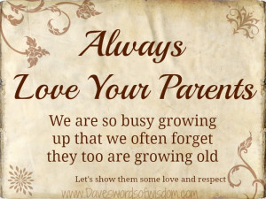 Always Love Your Parents