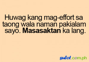 Tagalog Liars Quotes...