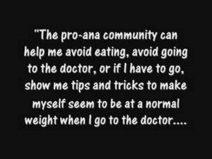 Pro Anorexia Quotes And Sayings Quote from pro-ana website