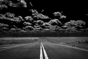 Long Dark Road Photograph