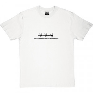 Billy Bremner Barbed Wire Quote White Men's T-Shirt