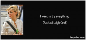 More Rachael Leigh Cook Quotes