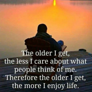 The less I care....