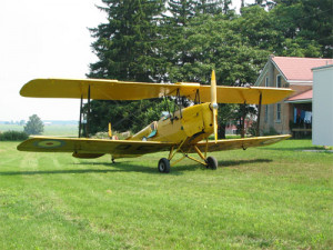 few weeks ago a Tiger Moth arrived at the Hemingway Hanger for some ...