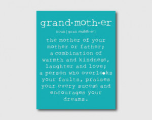 Popular items for grandmother quotes