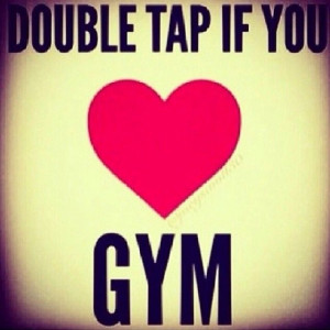 Double tap if you love the gym