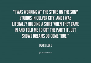 was working at the store on the Sony studios in Culver City. And I ...