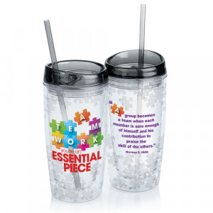 Home > Teamwork You're An Essential Piece Double-Wall Acrylic Tumbler