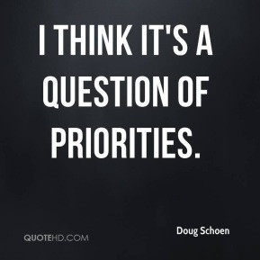 Priorities Quotes
