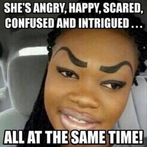 funny eyebrows