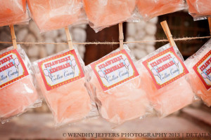 Cotton Candy Party Favors with Custom Label