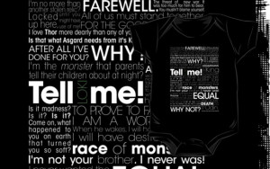 Thor - Loki quotes (variant 1)(dark shirts) by glassCurtain