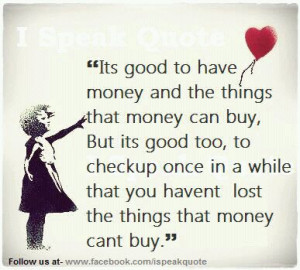 Money Can't Buy You Love