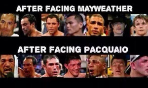 after facing Mayweather vs after facing Pacquiao meme Imgur 2015