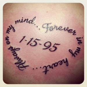 memorial tattoo with quote for mom, mom tattoo, tribute tattoo