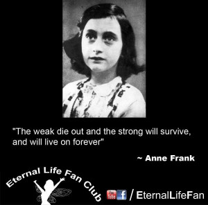 Anne Frank With Quote