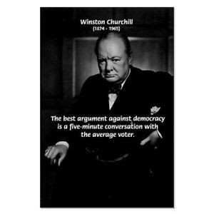 Details about WINSTON CHURCHILL FAMOUS QUOTE 11