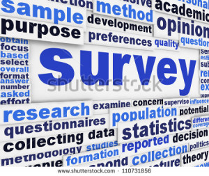Survey poster concept. Data collection message conceptual design ...