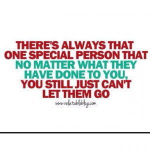 There's always ONE special person