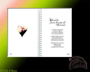 pages from poetry book with art Love’s Footsteps: 'Chuckles from the ...