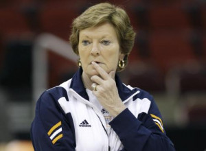 Tennessee coach Pat Summitt will lead her team against Kansas in the ...