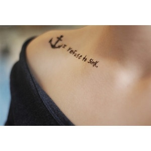 refuse to sink tattoo