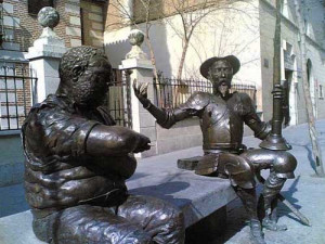 Esculturas del Quijote y Sancho Panza @ Casa natal de Miguel de ...