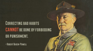 Something to remember when working with the Scouts.