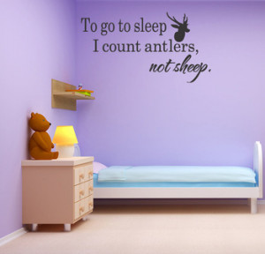 Wall-Decals-Nursery-Hunting-Deer-Baby-Humor-DECOR-Quotes-Removable ...