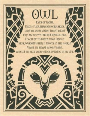 Details about OWL Evocation Parchment Book of Shadows Page or Poster!