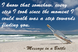 Quote from Message in a Bottle