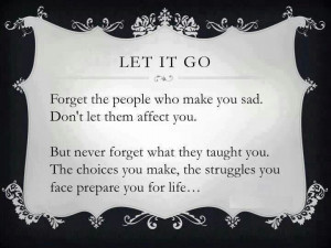 Forgive and Let go