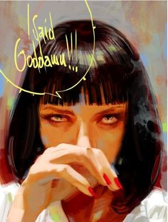 Pulp Fiction (1994) Mia Wallace by Massimo Carnevale