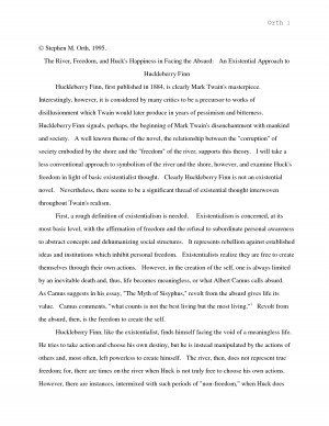 River Quotes From Huckleberry Finn