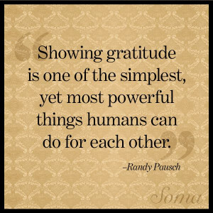 Show gratitude is one of the simplest, yet most powerful things ...