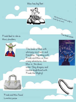 Sami evans and Emily krueger Freak the Mighty glog