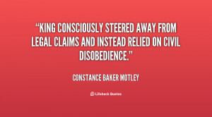 King consciously steered away from legal claims and instead relied on ...