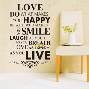 -Makes-You-Happy-Wall-Lettering-Stickers-Inspirational-Quotes-Sayings ...