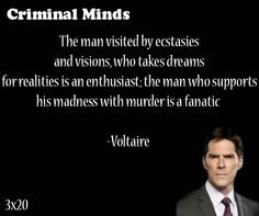 Quotes On Criminal Minds ~ Criminal minds quotes- inspirational and ...