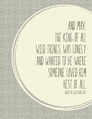 wild things quote
