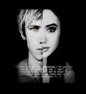 Jace Wayland as Alex Pettyfer and Clary Fray as Lily Collins