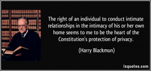 The right of an individual to conduct intimate relationships in the ...